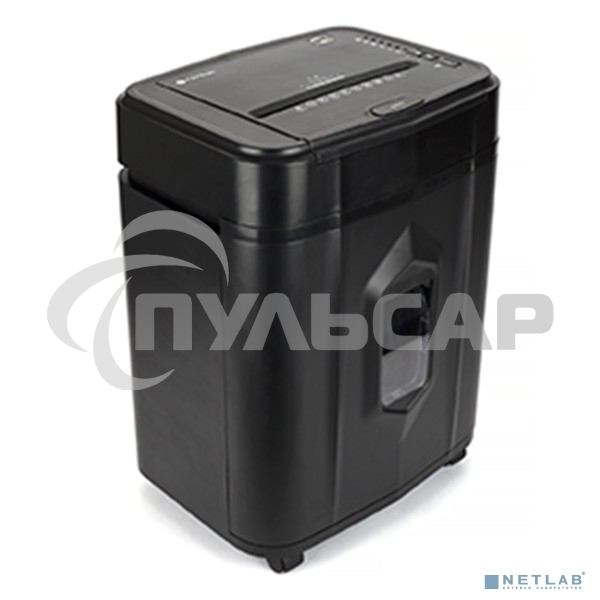 Шредер Heleos АП20-5 белый/черный с автоподачей (секр.P-5) перекрестный 131лист. 20лтр. скрепки скобы пл.карты