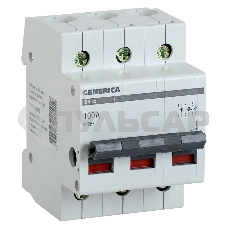 Выключатель нагрузки (мини-рубильник) 3п ВН-32 100А GENERICA ИЭК MNV15-3-100