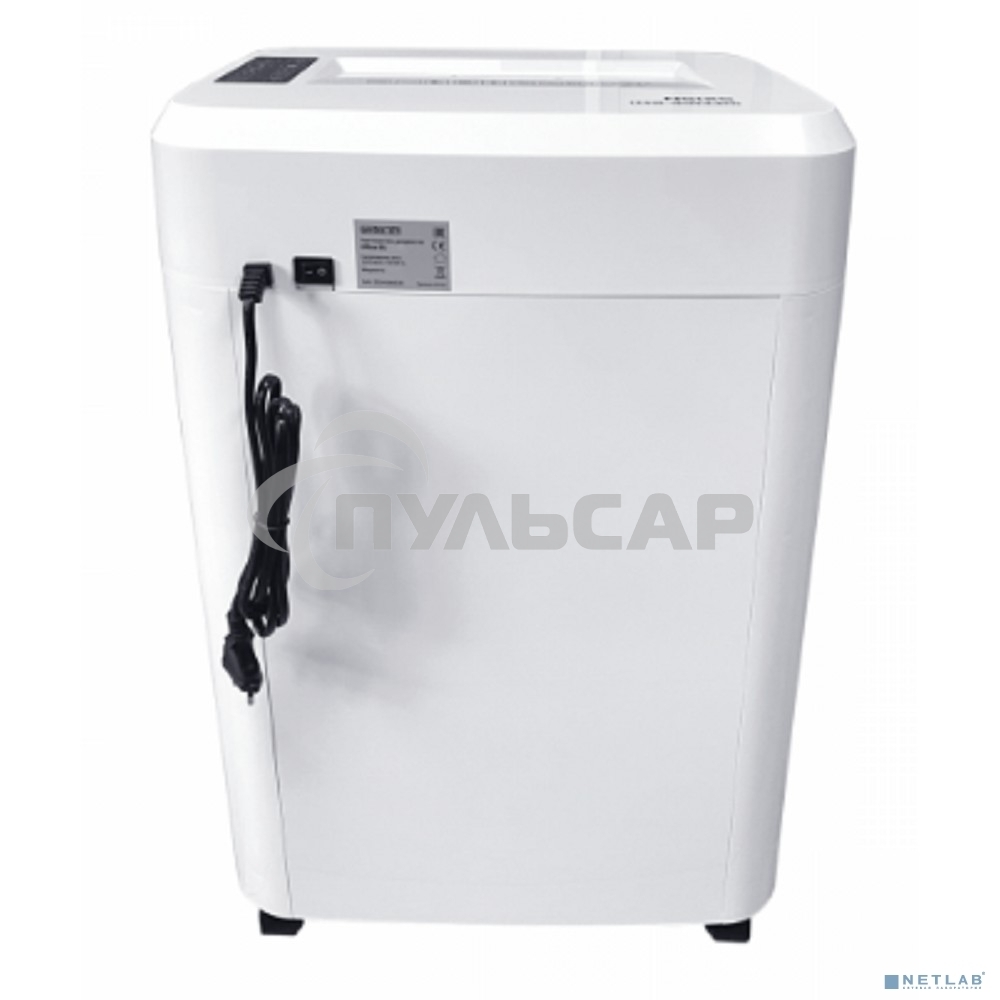 Шредер Office Kit S210N 3,9x38 белый (секр.P-4) фрагменты 16лист. 35лтр. скрепки скобы пл.карты CD