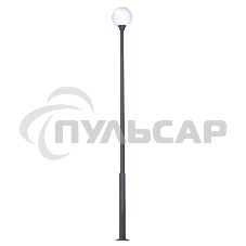 Опора КО 1(ф)-1-3м порош покраска черный без ЗДФ Пересвет В00007134 Опора КО 1(ф)-1-3м порош покраска черный без ЗДФ Пересвет В00007134