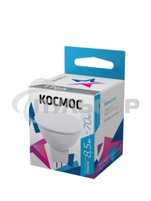 Лампа светодиодная LED BASIC JCDR 8.5Вт 220В GU5.3 4500К Космос LkecLED8.5wJCDRC45