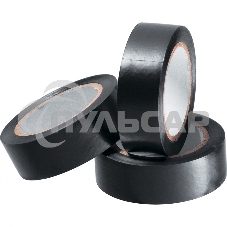 Набор изоленты Matrix черной, 19 мм х 10 м, 3 шт.