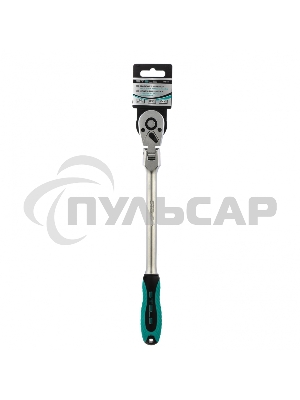 Ключ трещотка 3/8, 72 зуба, с быстрым сбросом. шарнирная СrV Stels