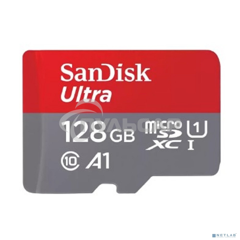 Флеш карта microSD 128Gb SanDisk microSDXC Class 10 Ultra UHS-I A1 140Mb/s