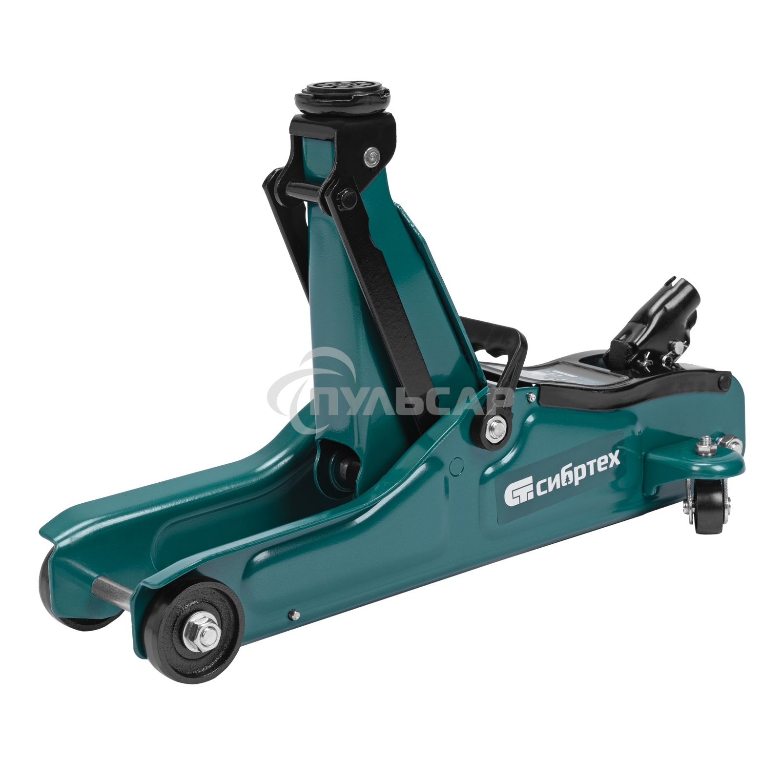 Домкрат гидравлический подкатной Сибртех 2 т, 85-330 мм, низкий подхват