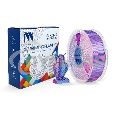Филамент NVPRINT Silk PLA+ Red/Blue для 3D печати диаметр 1.75мм длина 330 метров масса 1 кг Филамент NVPRINT Silk PLA+ Red/Blue для 3D печати диаметр 1.75мм длина 330 метров масса 1 кг
