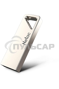 Флешка USB Netac U326 NT03U326N-008G-20PN 8 Gb, USB 2.0, металлическая плоская