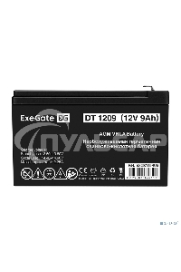 Аккумуляторная батарея ExeGate DT 1209 (12V 9Ah, клеммы F2)