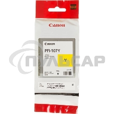 Картридж струйный Canon PFI-107Y (6708B001) желтый (130 мл) для Canon iP F680/685/780/785