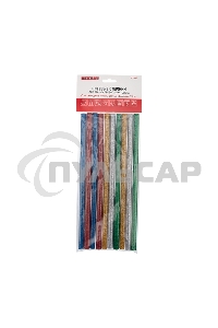 Клеевые стержни Rexant, Ø11 мм, 270 мм, цветные с блестками, 10 шт., хедер