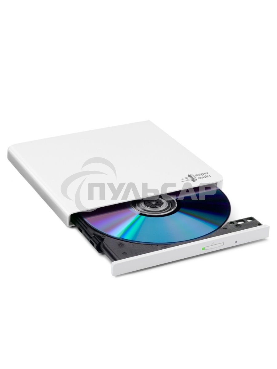 Оптический привод DVD-RW LG GP57EW40 белый USB slim внешний RTL