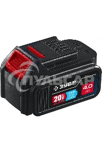 Аккумуляторная батарея ЗУБР Профессионал ST7-20-4, 20В, Li-Ion, 4А·ч, тип T7