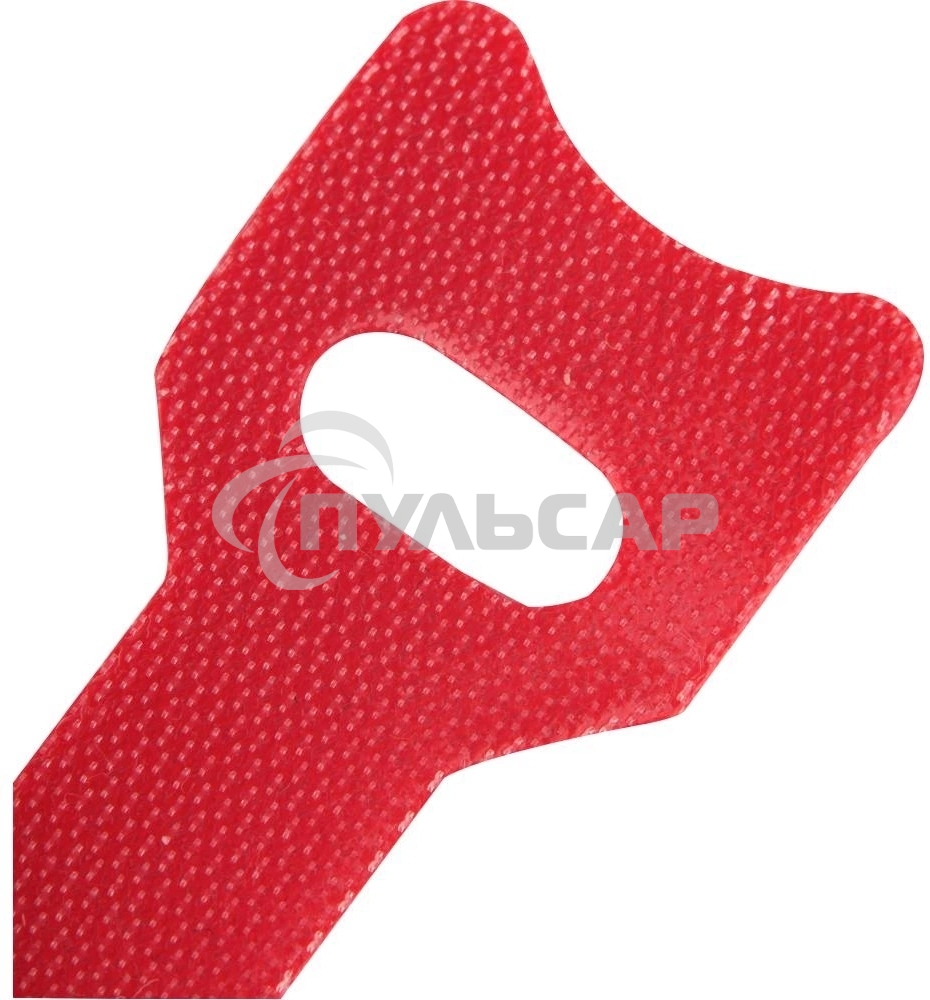 Хомут-липучка 125мм, 20 шт., красный