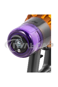 Пылесос вертикальный Dyson V15 Detect Absolute (SV47) желтый/никель, питание от аккумулятора, 220 Вт, уборка сухая, пылесборник 0.76 л, работа от АКБ max - 60 мин