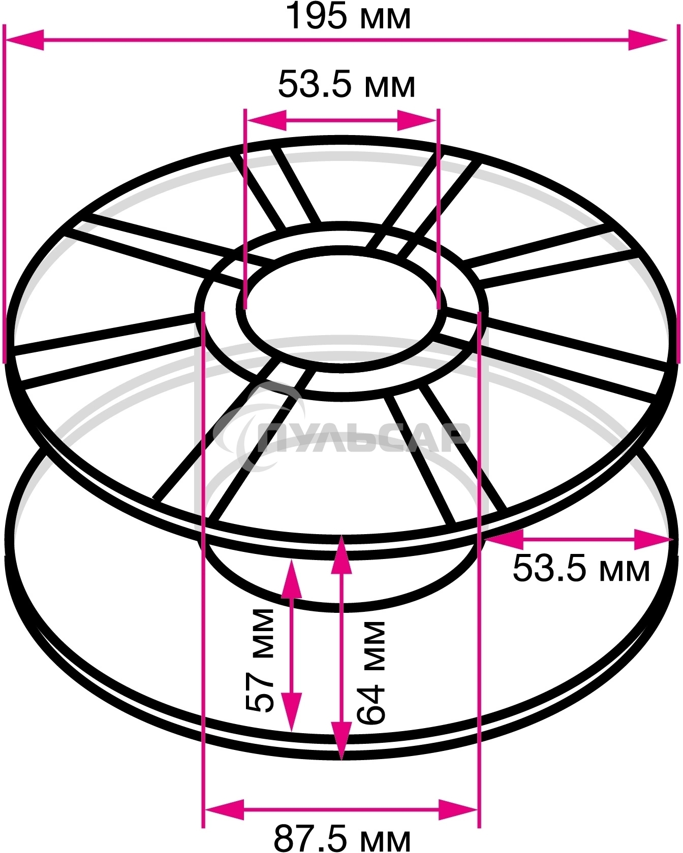 Пластик для принтера 3D Cactus CS-3D-PLA-1KG-S-DGR PLA SILK d1.75мм 1кг L326м 1цв.