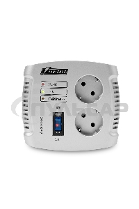 Сетевой фильтр Powerman Стабилизаторы напряжения AVS 500 С Black\Silver (500ВА,5А,КПД 98%,без индикации,настольный)