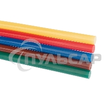 Клеевые стержни Rexant, Ø11 мм, 270 мм, цветные, 10 шт., хедер