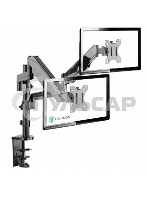 Кронштейн (держатель) ONKRON G140 для двух мониторов 13