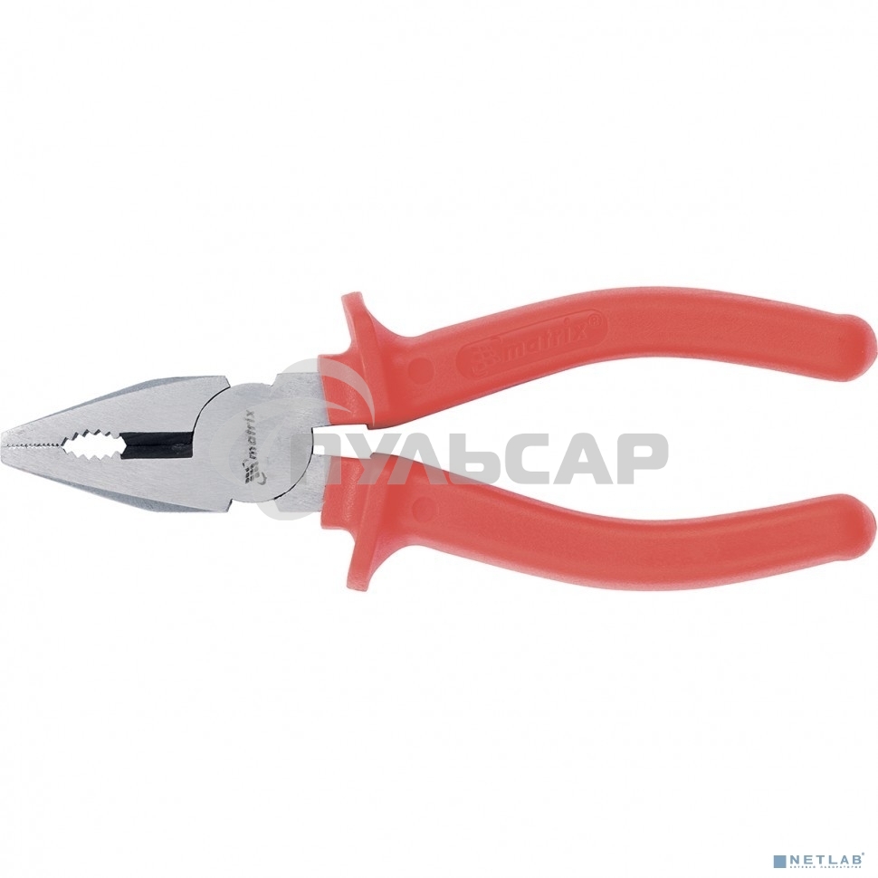 Плоскогубцы Matrix Econom, 180 мм, шлифованные, пластмассовые рукоятки