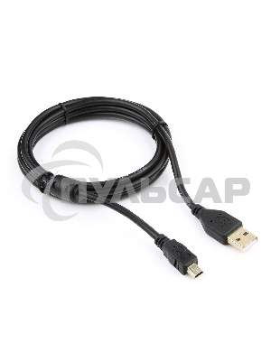 Кабель Gembird PRO CCF-USB2-AM5P-6 USB 2.0 кабель для соед. 1.8м А-miniB (5 pin) позол.конт., фер.кол.