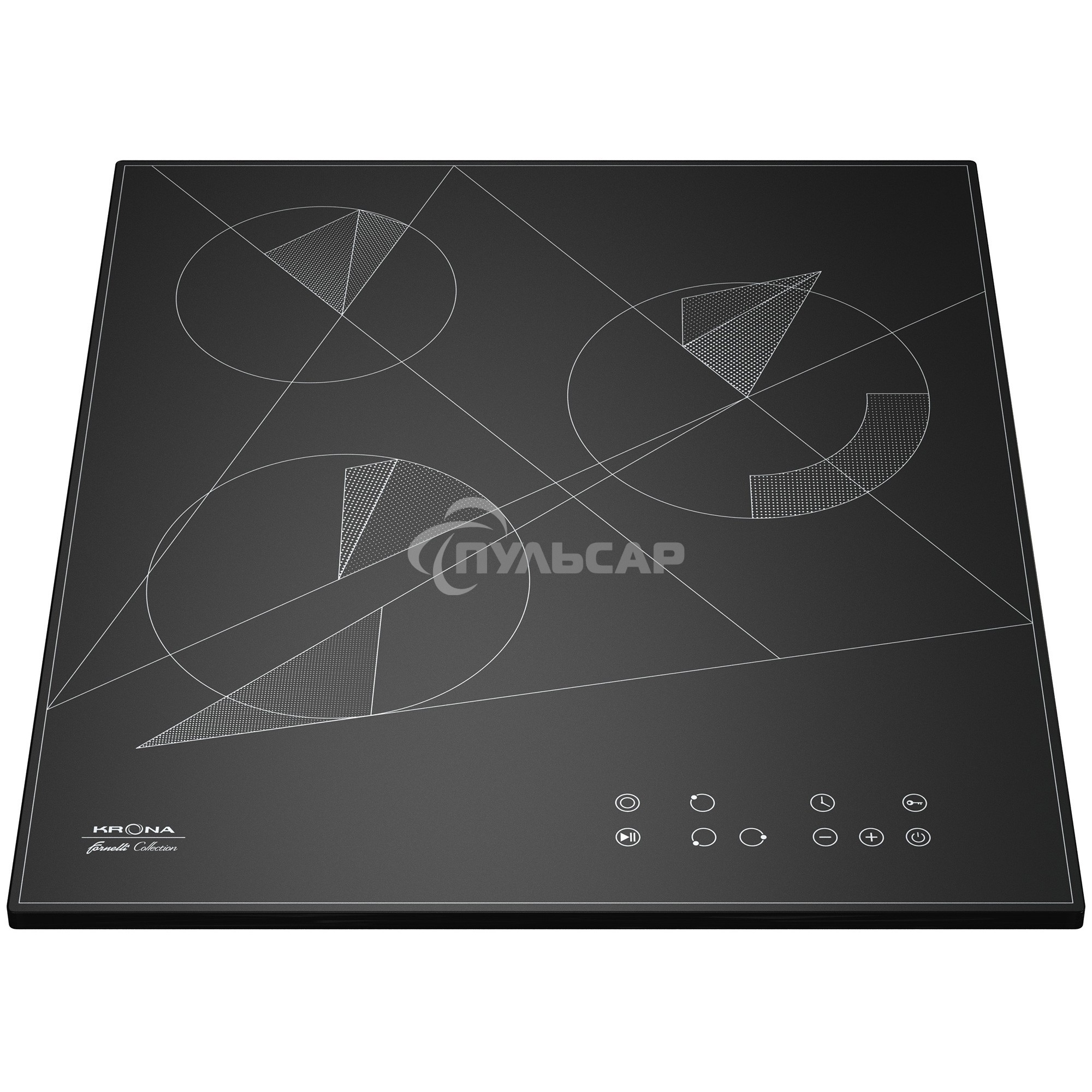 Варочная панель электрическая Krona FIDATO 45 BL