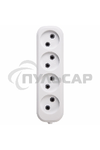 Колодка 4 гнезда без заземления Rexant