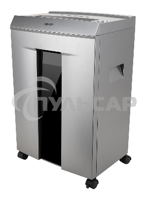 Шредер Deli 9959 серый с автоподачей (секр.P-6)/фрагменты/7лист./30лтр./скрепки/скобы