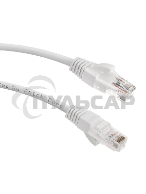 Патч-корд Lanmaster UTP LAN-PC45/U5E-1.0-WH вилка RJ-45-вилка RJ-45 кат.5е 1м белый LSZH (уп.:1шт)