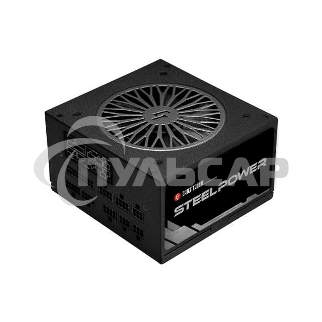 Блок питания Chieftec SteelPower BDK-750FC, 750Вт, 80 PLUS Bronze, 120мм, модульный, черный