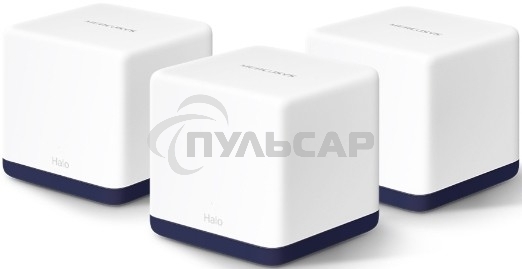 Система Mercusys MESH AC1900 Whole Home Mesh Wi-Fi System, 3× Internal Antennas, 3×Gb ports (WAN/LAN) (3-pack)