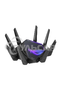 Роутер ASUS ROG GT-AXE16000 802.11 a/b/g/n/ac/ax до 1148 + 4804Мбит/c, 2,4 + 5 гГц, 8 антенн, USB, GbT LAN ; 90IG06W0-MU2A10