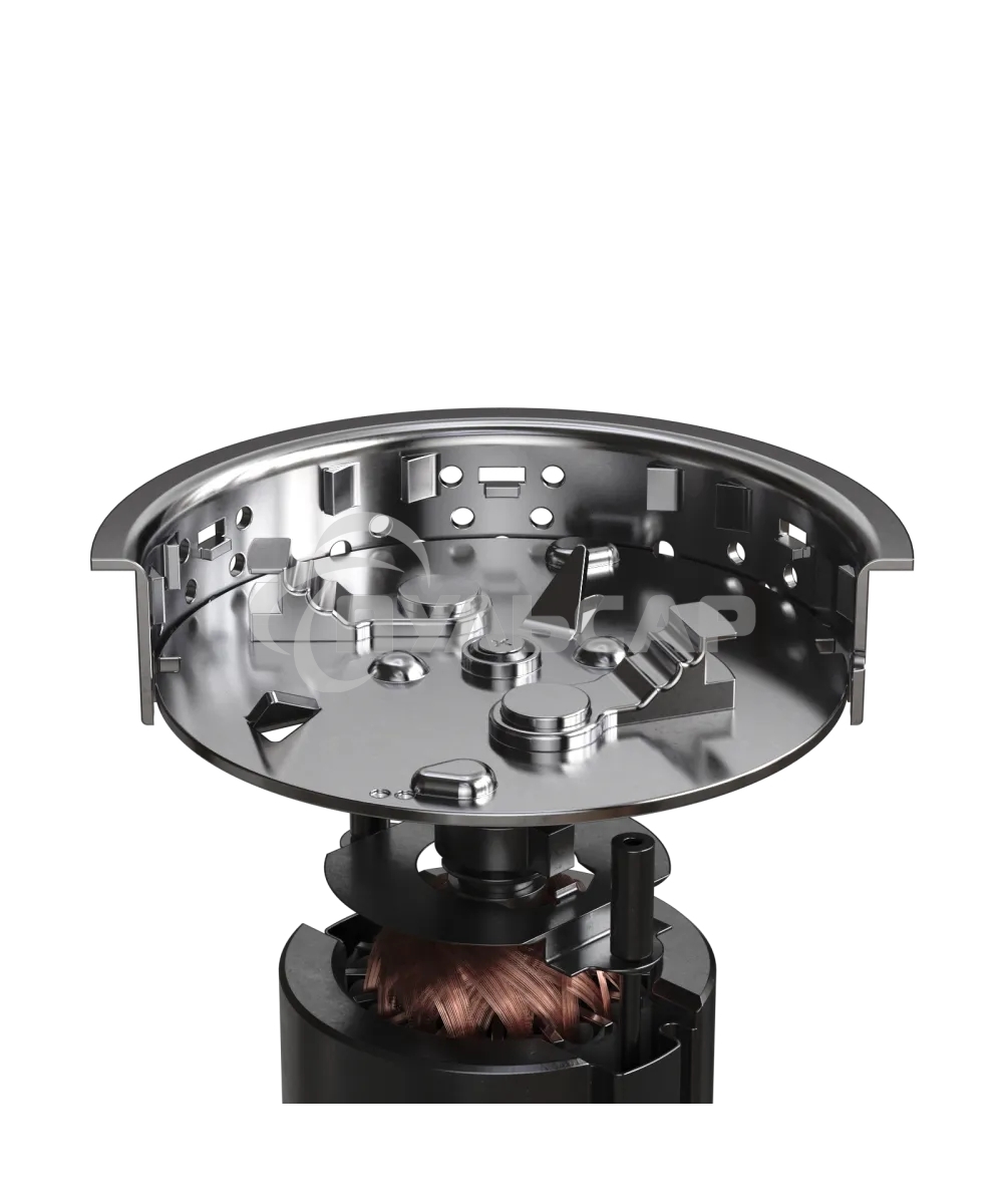 Измельчитель пищевых отходов Kuppersberg WSS 750 V, High-Tech, мощность 750 Вт, 3800-4200 об/мин, защита от перегрева, авто выключение, DC мотор, уровень шума 75 дБ, винный