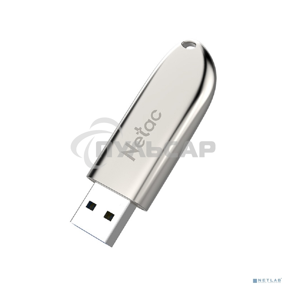 Флешка USB R/W Netac U352 8Gb <NT03U352N-008G-20PN>, USB2.0, с колпачком, металлическая