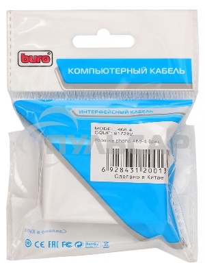 Розетка Buro 468-4 6p4c cat.5Е krone