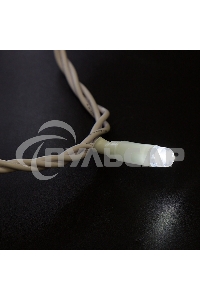 Гирлянда Neon-night Нить 10м, постоянное свечение, белый ПВХ, 230В, белый