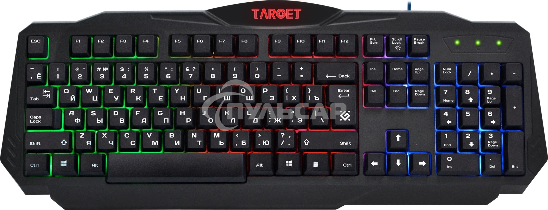 Комплект клавиатура + мышка +PAD +HEADSET Defender TARGET MKP-350