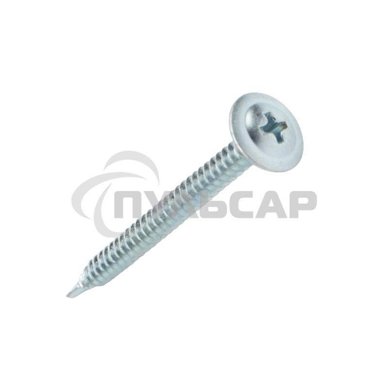 Саморез с прессшайбой KRANZ ПШС сверло 4,2х50, пакет (400 шт/уп)