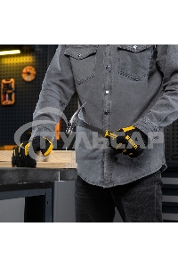 Молоток-гвоздодер Denzel 350 г, цельнометаллический, двухкомпонентная рукоятка