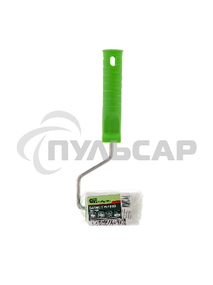 Валик СИБРТЕХ ВЕЛЮР с ручкой, 65 мм, ворс 2 мм, D - 36 мм, D ручки - 6 мм СИБРТЕХ/Россия 80131