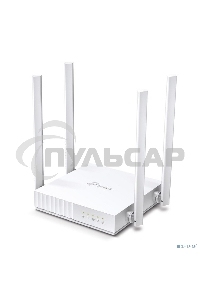 Роутер беспроводной TP-Link Archer C24 AC750 10/100BASE-TX белый
