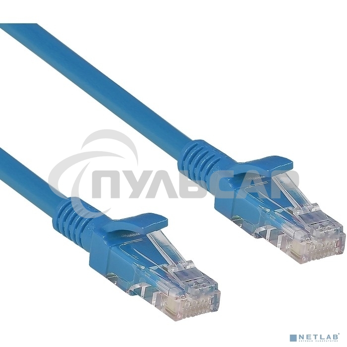 Патч-корд UTP кат. 5e, 3м ExeGate синий