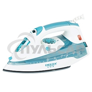 Утюг Delta LUX DL-710 белый с серо-голубым