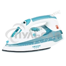 Утюг Delta LUX DL-710 белый с серо-голубым