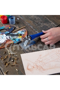 Набор паяльник-выжигатель Rexant/19 насадок/ ПРОФИ 220V/30 Вт /ZD-972A/ 12-0183-1