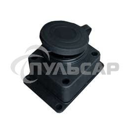 Розетка настенная 16А 250В с заглушкой с заземл. каучук IP44 (еврослот) UNIVersal 602229