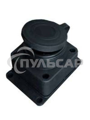 Розетка настенная 16А 250В с заглушкой с заземл. каучук IP44 (еврослот) UNIVersal 602229