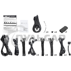 Блок питания Thermaltake Toughpower TF1 PS-TPD-1550FNFATE-1, 1550Вт, 80 PLUS Titanium, 140мм, модульный, черный