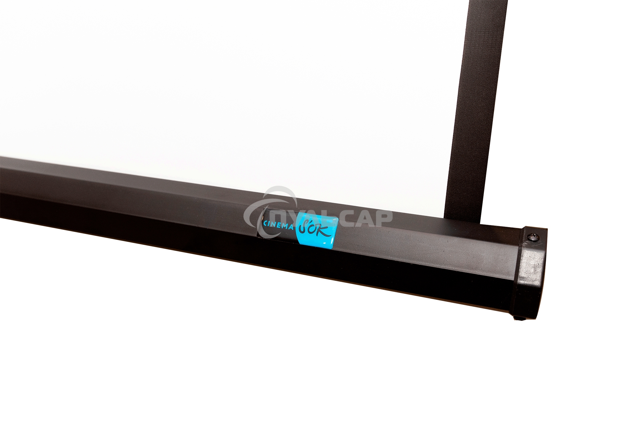 Экран 150x150см TriScreen 1:1 напольный рулонный белый84' Matt White (MW), черный корпус