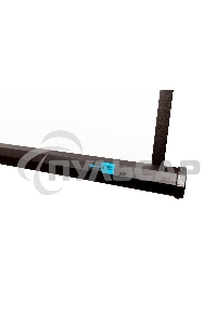 Экран 150x150см TriScreen 1:1 напольный рулонный белый84' Matt White (MW), черный корпус