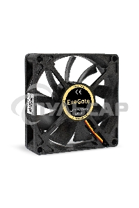 Вентилятор для корпуса ExeGate EX08015B3P-24 черный, 80 мм, 2550 об/мин, 30.5 дБ, 3 pin